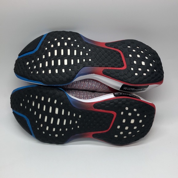 Used Nike ZoomX Invincible Run FK 3 USA White Red Blue FJ3889-100 Men's - Picture 5 of 5